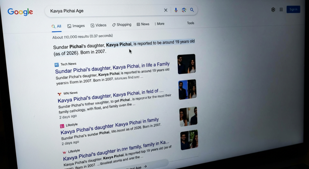 kavya pichai age